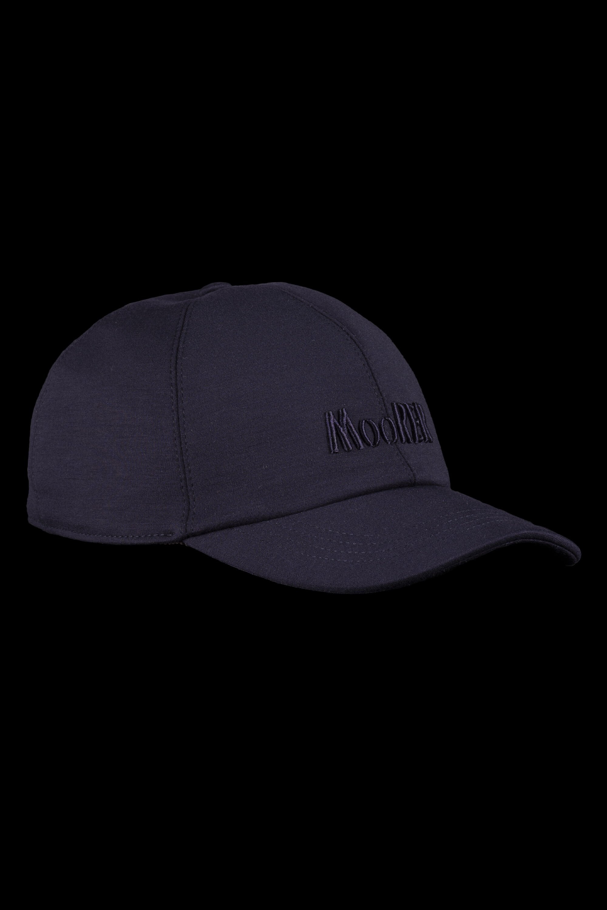 MOORER MEN'S NAVY BASEBALL CAP WITH EMBROIDERY
