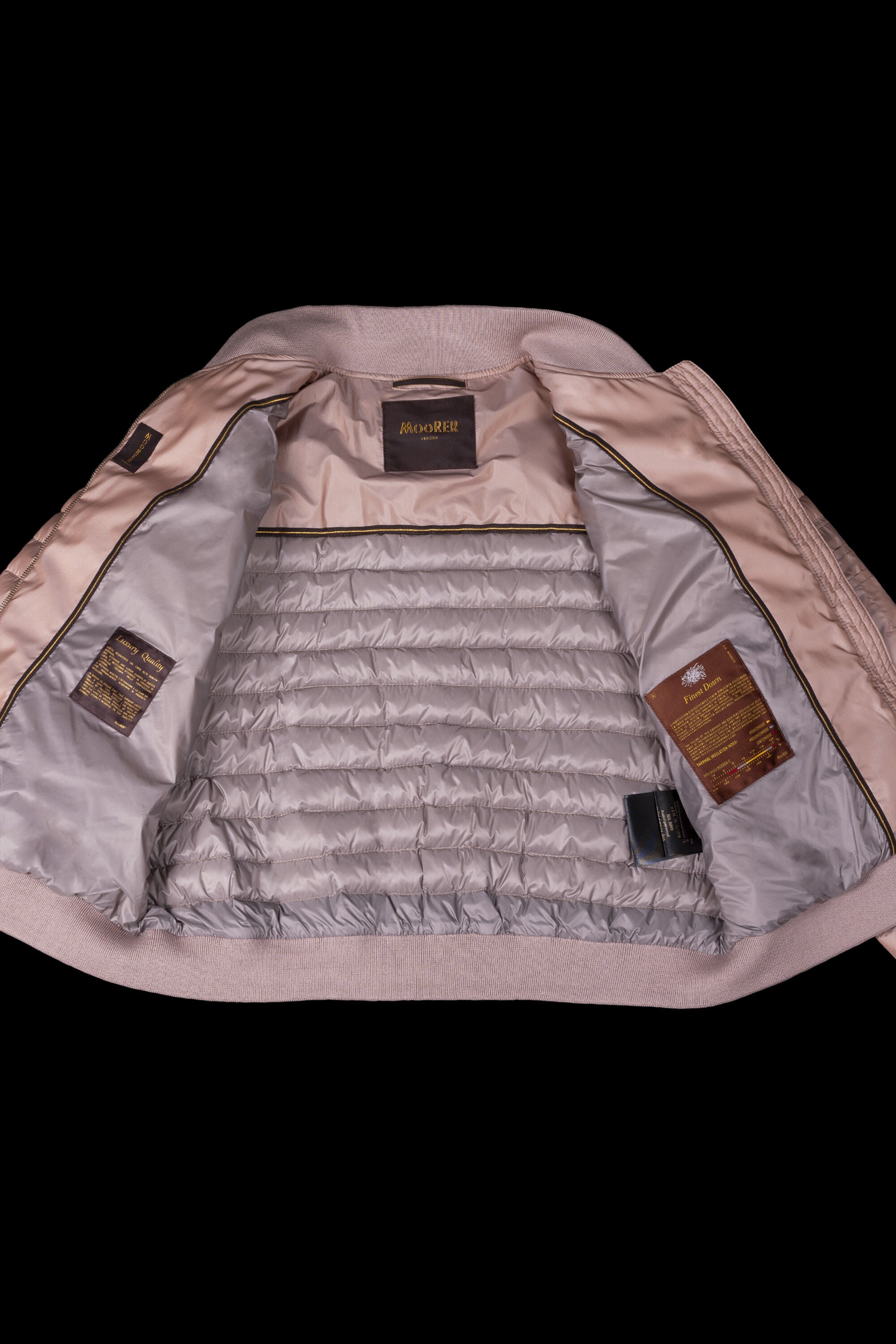 MOORER WOMEN'S DESERT QUILTED BOMBER JACKET
