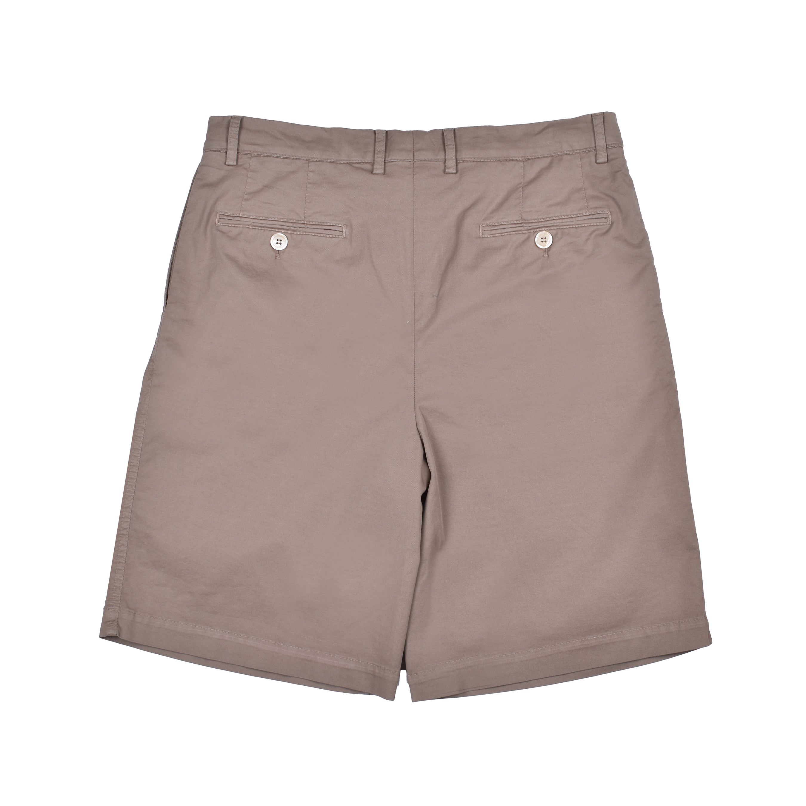 BRUNELLO CUCINELLI MEN'S TOBACCO TAILORED BERMUDA SHORTS