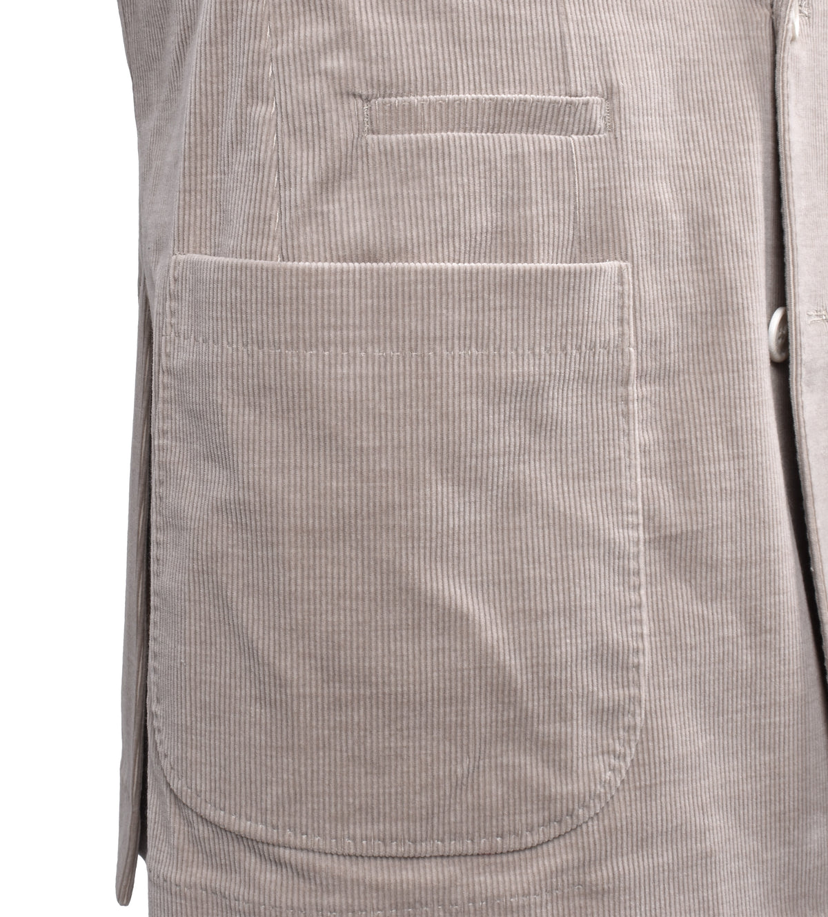 BRUNELLO CUCINELLI MEN'S SAND WOOL COTTON BLAZER