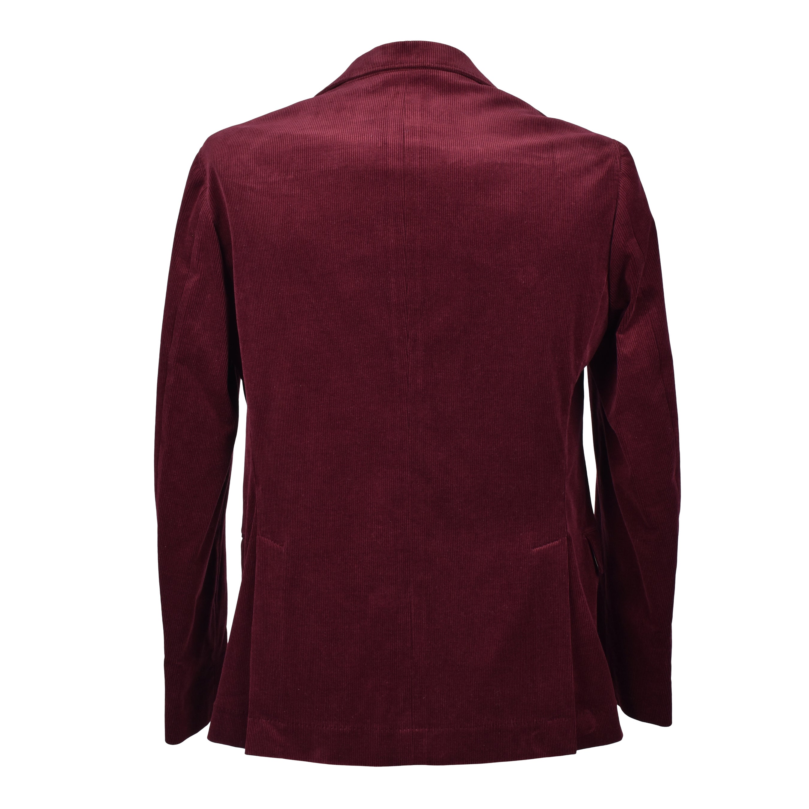 BRUNELLO CUCINELLI MEN'S BURGUNDY WOOL CASHMERE BLAZER