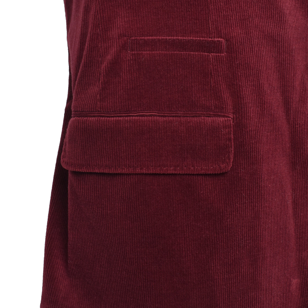 BRUNELLO CUCINELLI MEN'S BURGUNDY WOOL CASHMERE BLAZER