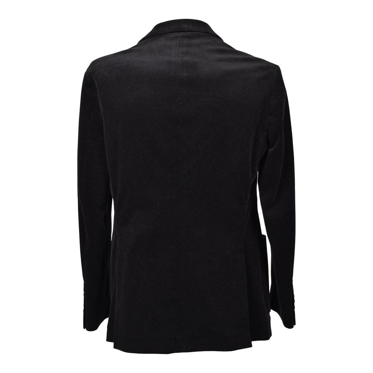 BRUNELLO CUCINELLI MEN'S BLACK WOOL DOUBLE BREASTED SUIT