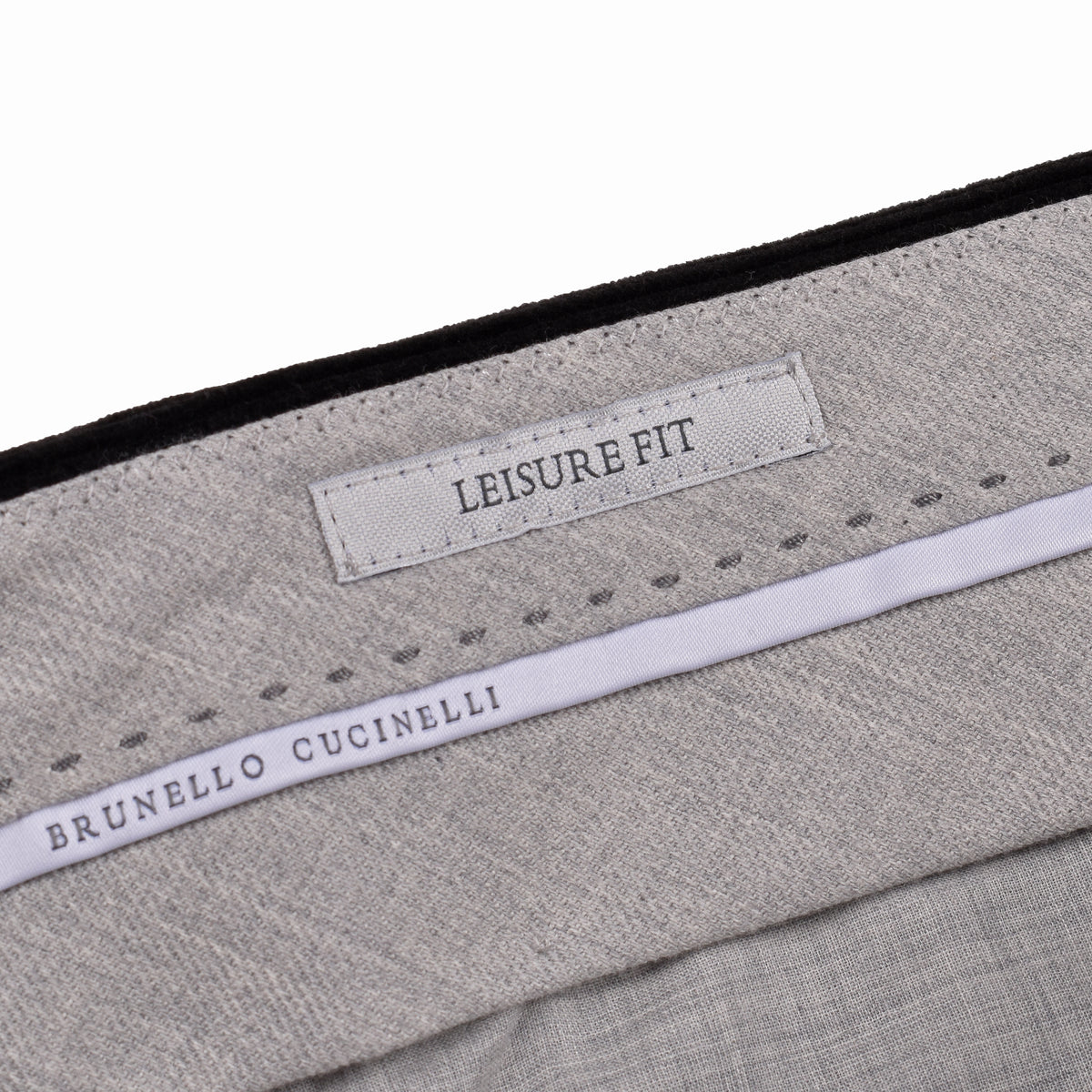 BRUNELLO CUCINELLI MEN'S BLACK WOOL DOUBLE BREASTED SUIT