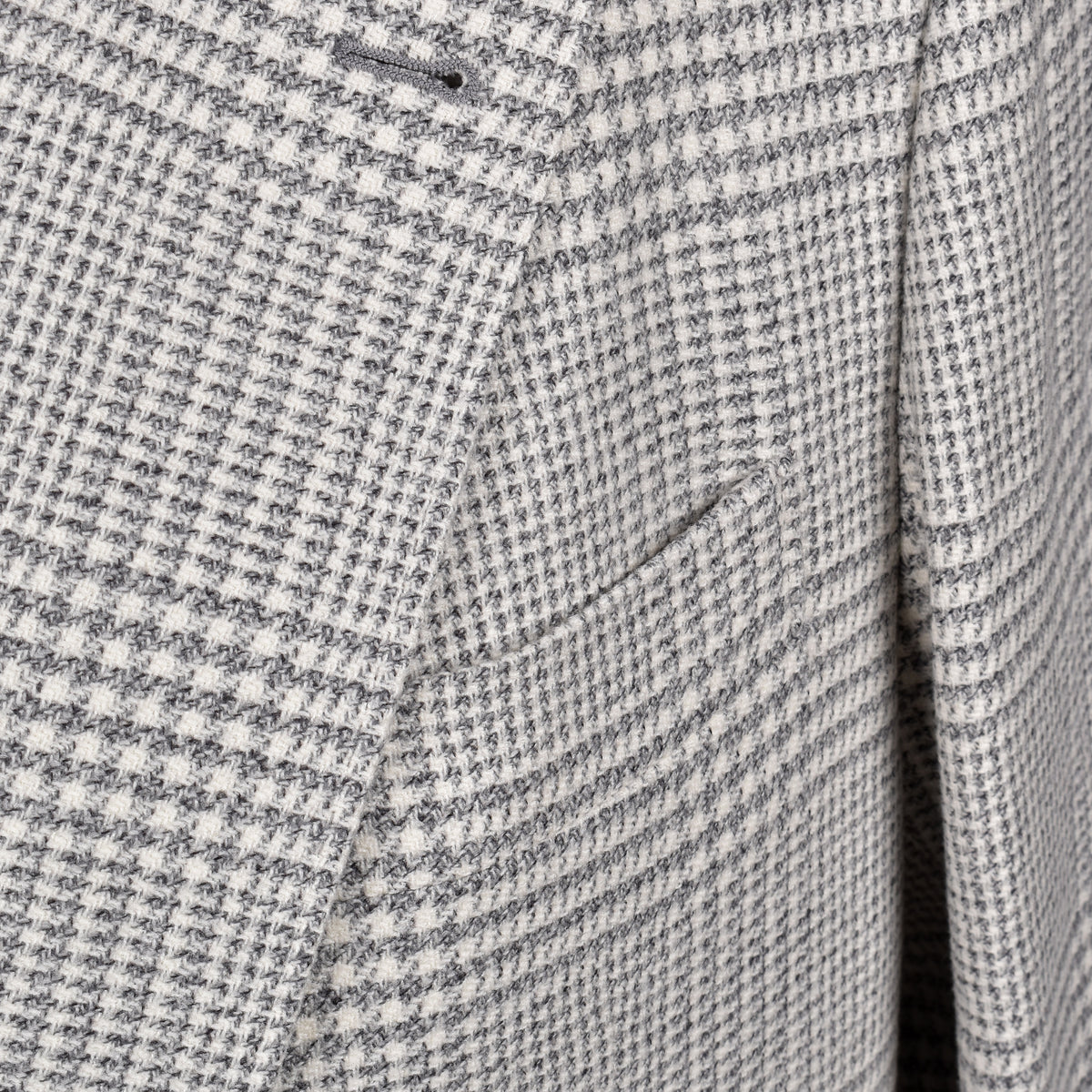 BRUNELLO CUCINELLI MEN'S LIGHT GREY WOOL CHECK SUIT