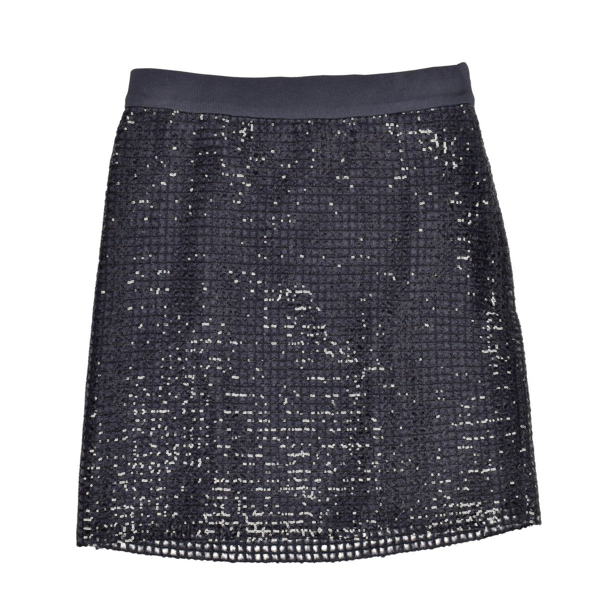 BRUNELLO CUCINELLI WOMEN'S BLACK SILK MINI SKIRT