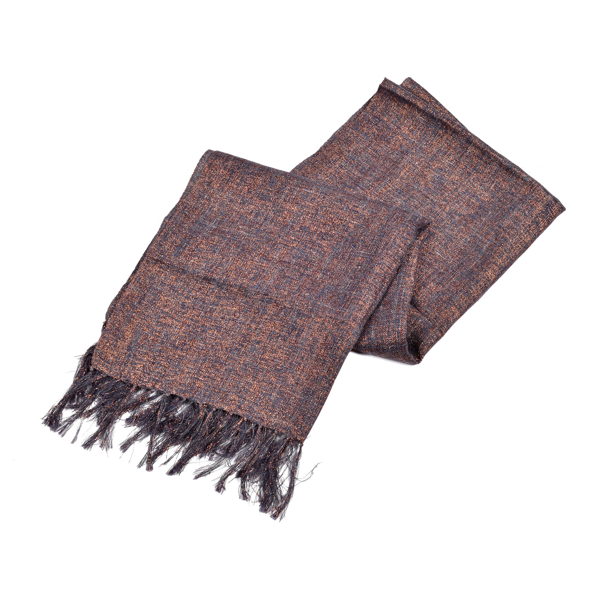BRUNELLO CUCINELLI WOMEN'S MULTI METALLIC LINEN SCARF