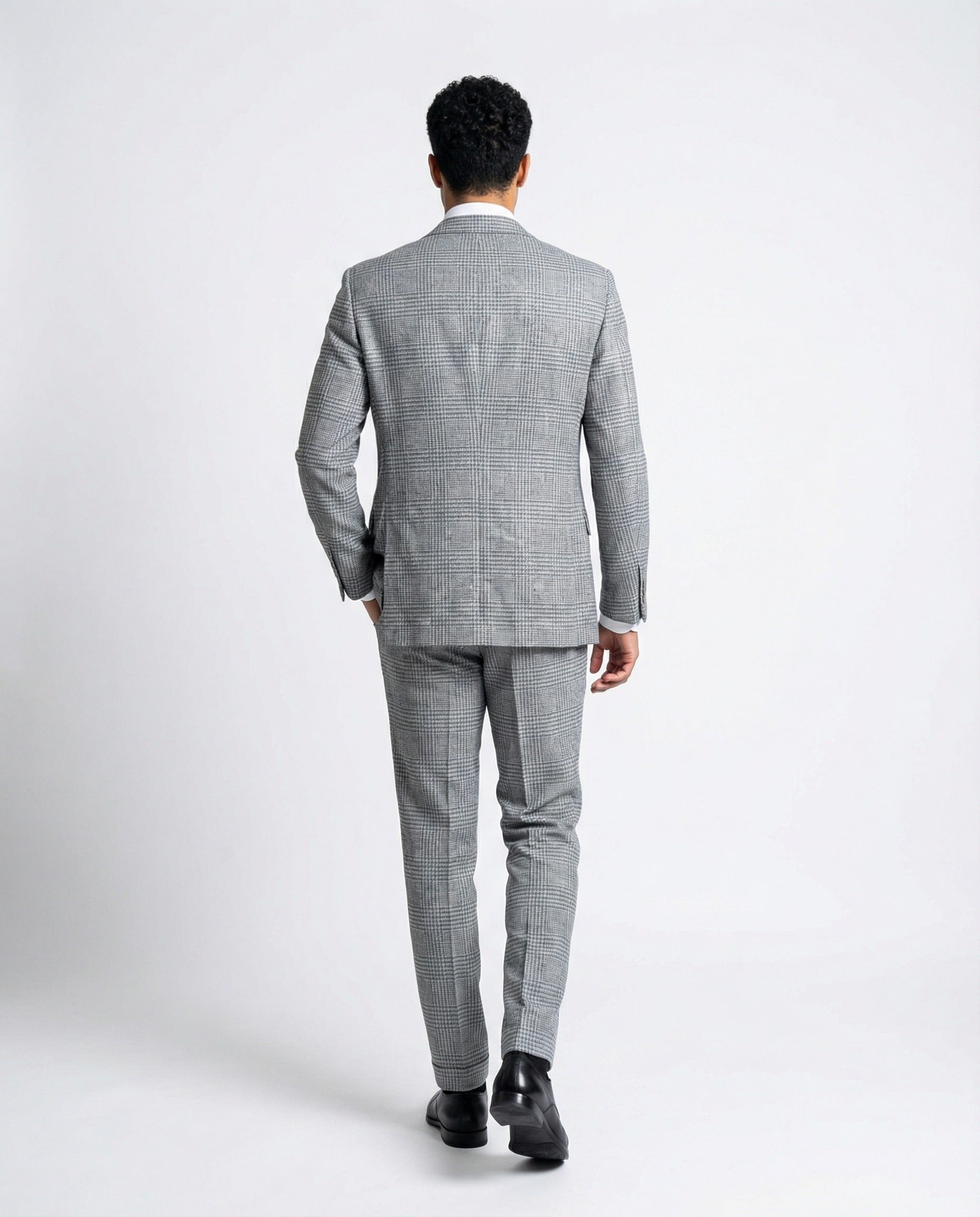 BRUNELLO CUCINELLI MEN'S CELESTE WOOL BLEND LEISURE SUIT