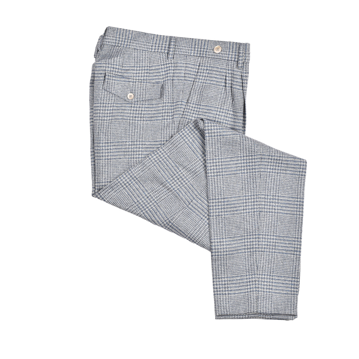 BRUNELLO CUCINELLI MEN'S LIGHT GREY WOOL SILK SUIT