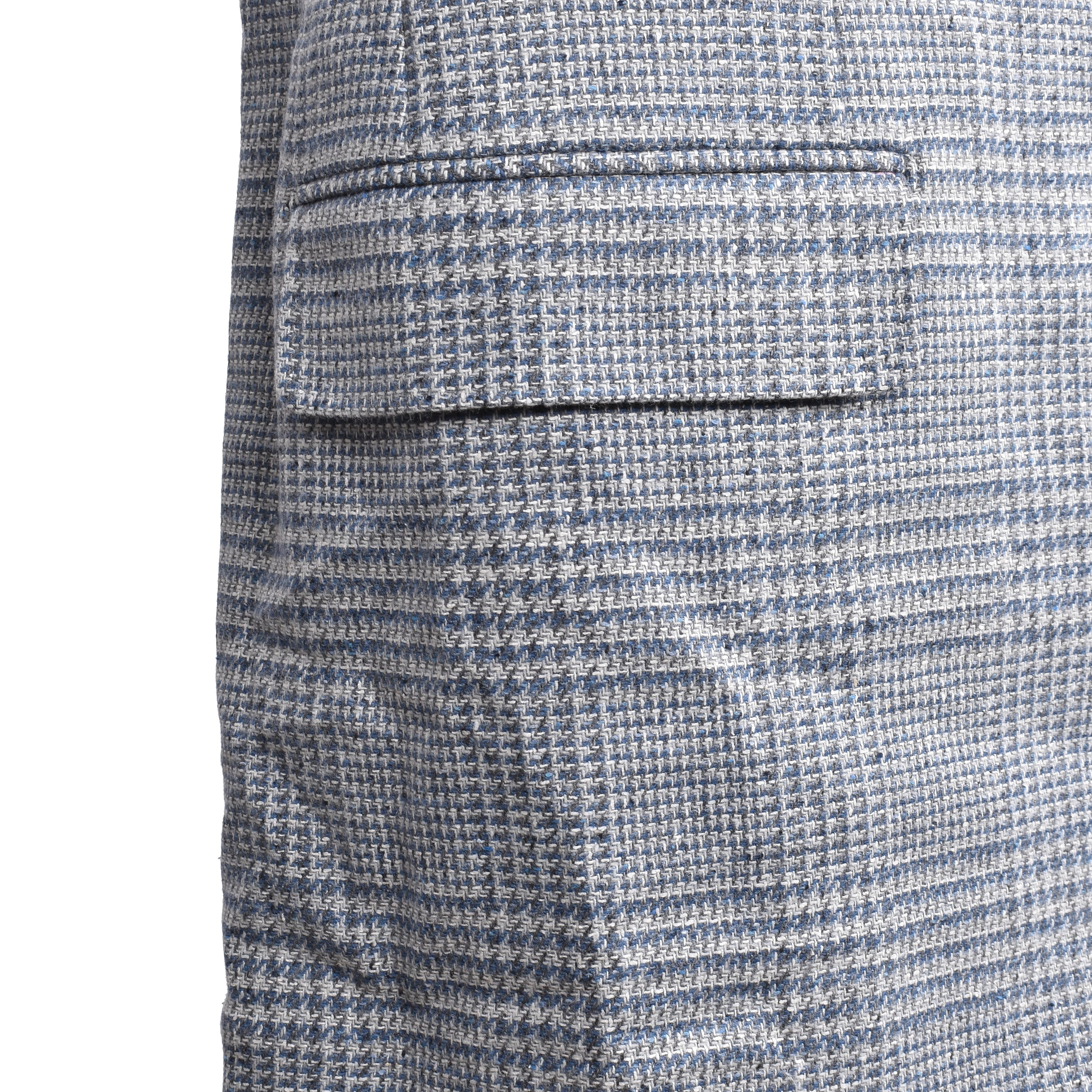 BRUNELLO CUCINELLI MEN'S LIGHT GREY WOOL SILK SUIT