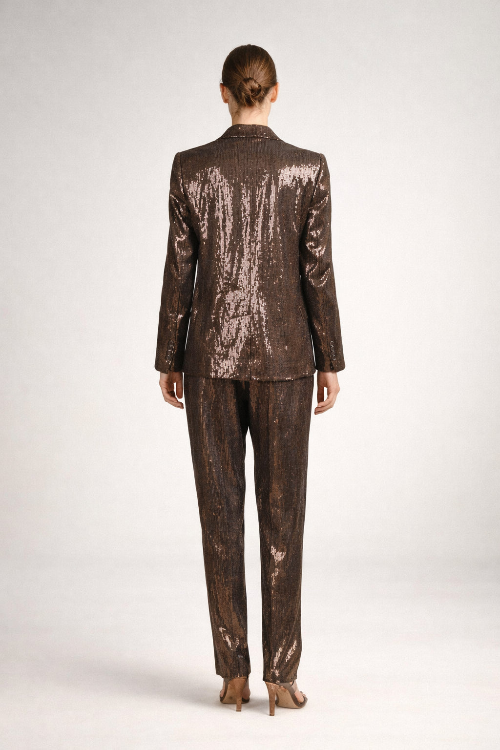 BRUNELLO CUCINELLI WOMEN'S PINE CONE SILK BLEND SEQUIN SUIT