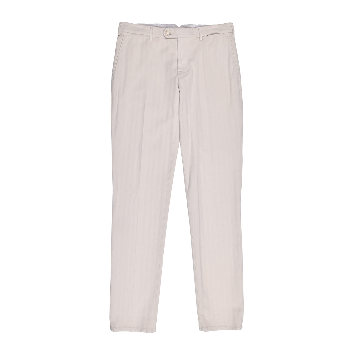 BRUNELLO CUCINELLI MEN'S FLAX TAILORED LEISURE TROUSERS