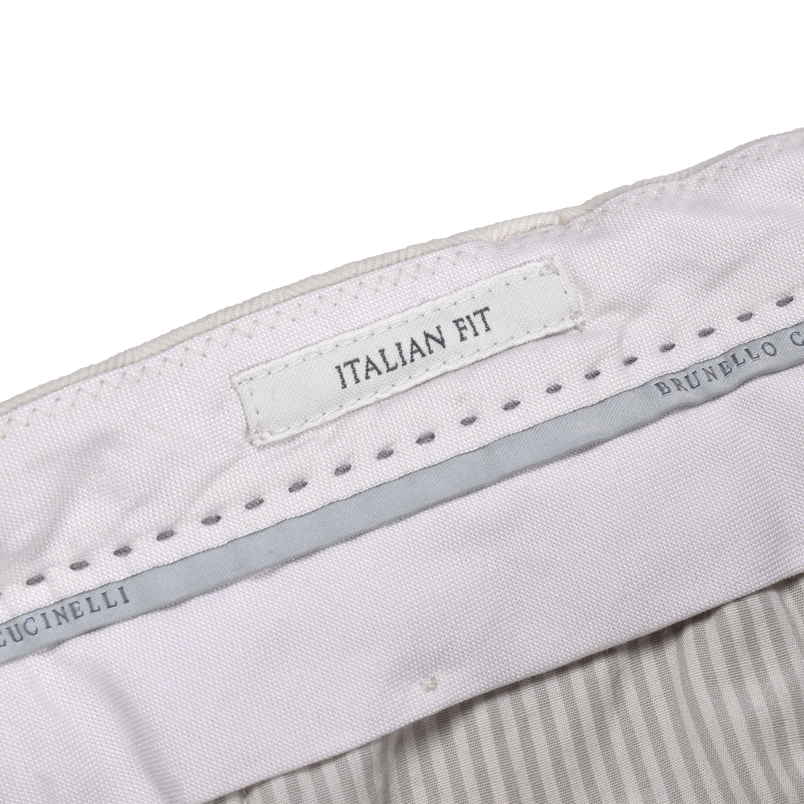BRUNELLO CUCINELLI MEN'S FLAX TAILORED LEISURE TROUSERS
