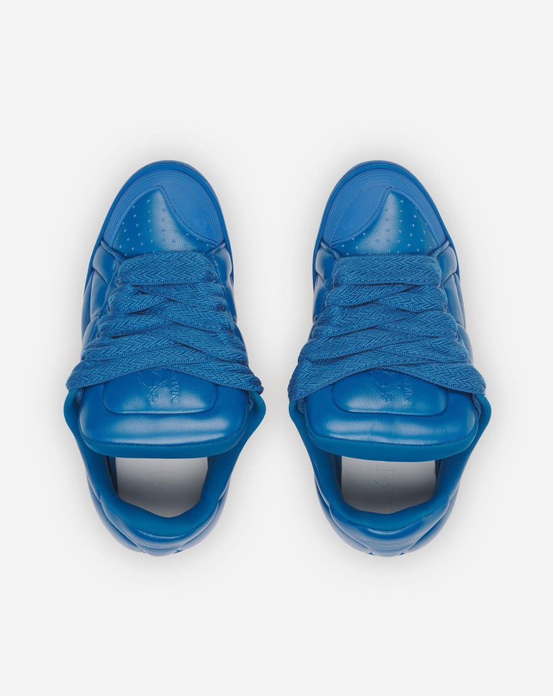 LANVIN MEN'S BLUE LOW-TOP SNEAKERS