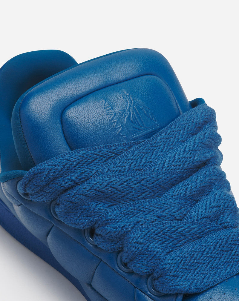 LANVIN MEN'S BLUE LOW-TOP SNEAKERS