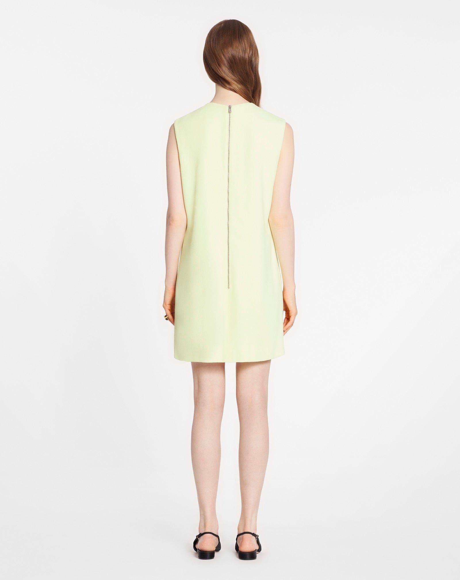 LANVIN WOMEN'S CITRON GATHERED NECK MINI DRESS