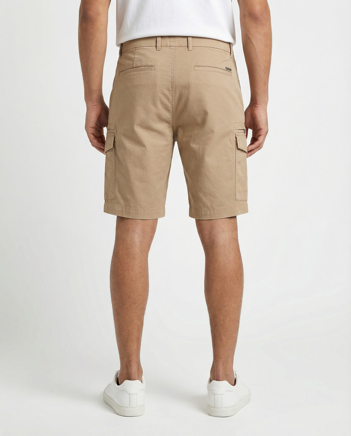 PESERICO MEN'S SAND CARGO TAILORED SHORTS