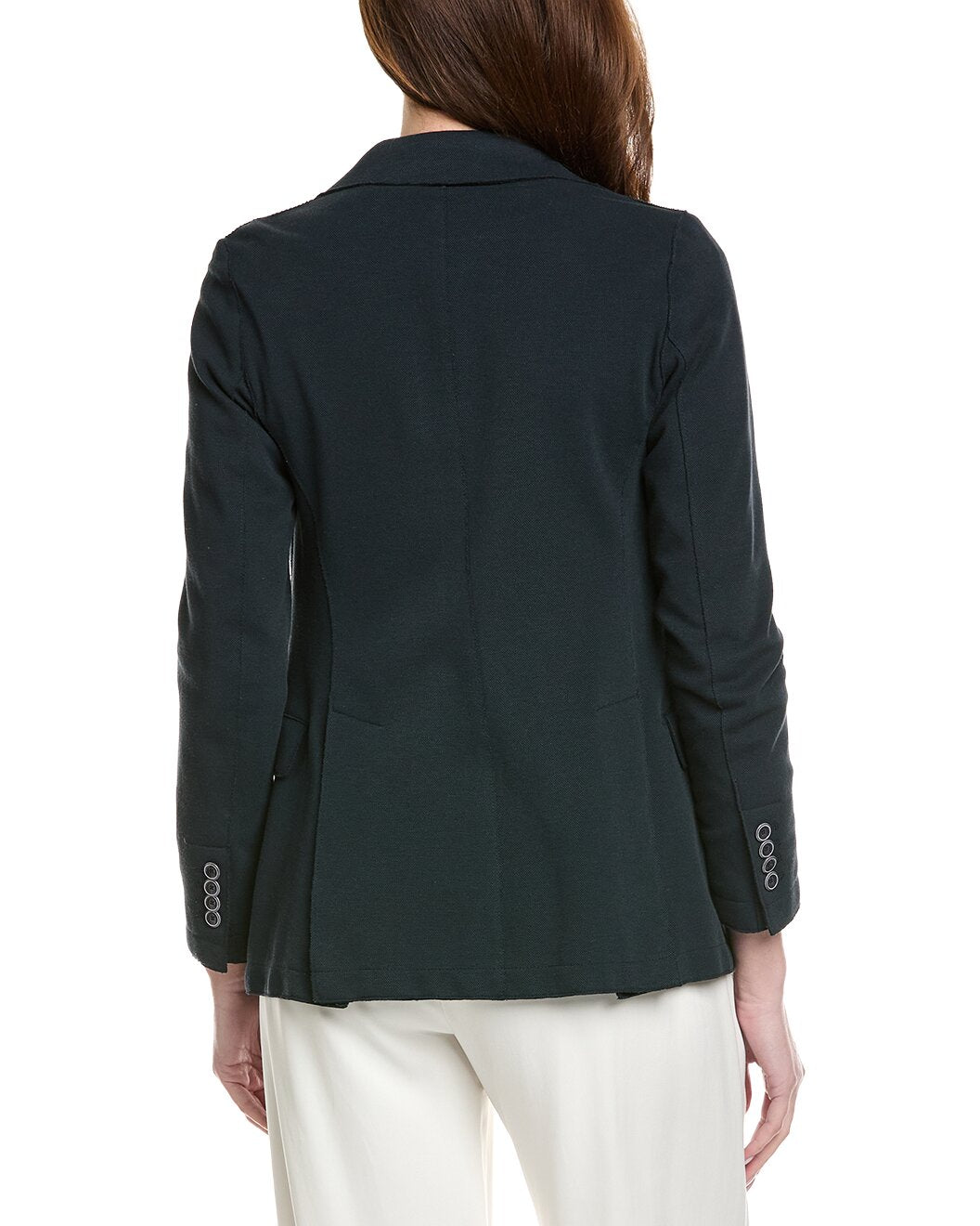 ELEVENTY WOMEN'S NAVY SINGLE-BREASTED BLAZER
