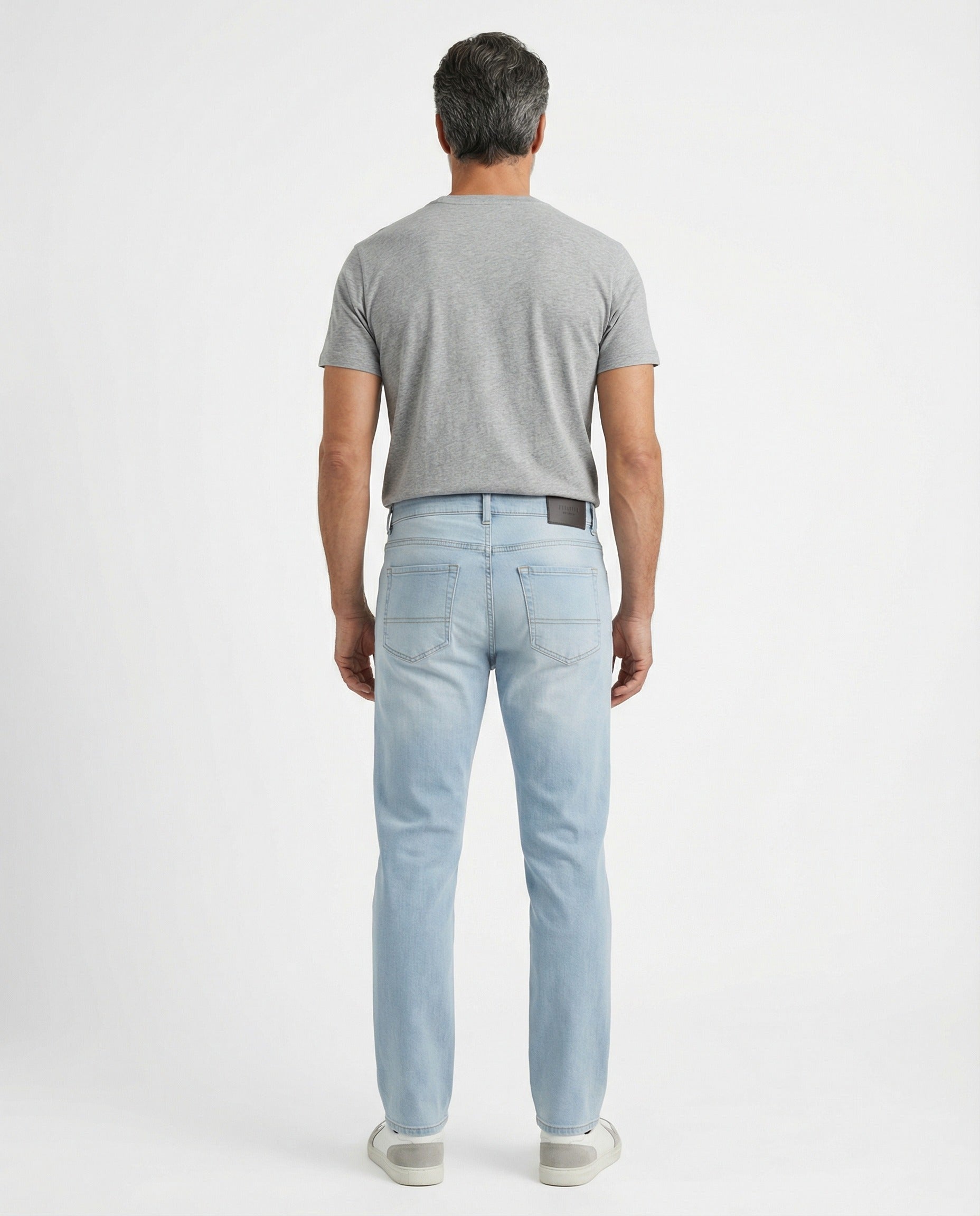 PESERICO MEN'S LIGHT BLUE DENIM JEANS