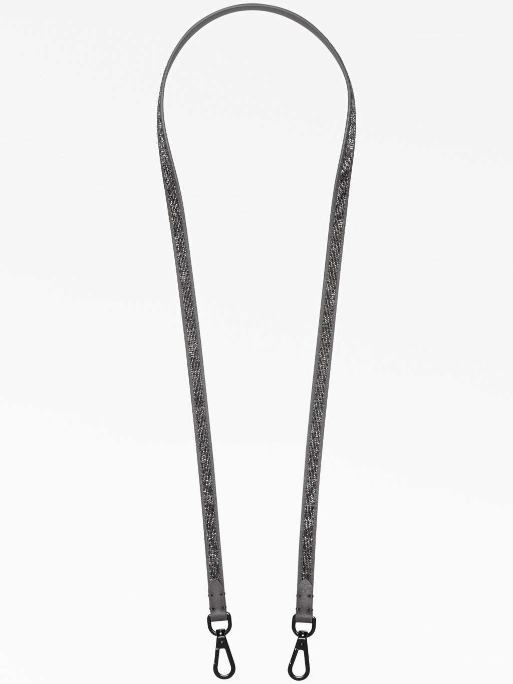 BRUNELLO CUCINELLI WOMEN'S DARK GREY OTTONE STRAP