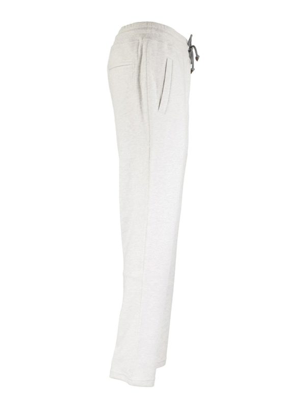 BRUNELLO CUCINELLI MEN'S PEARL TAILORED JOGGER TROUSERS