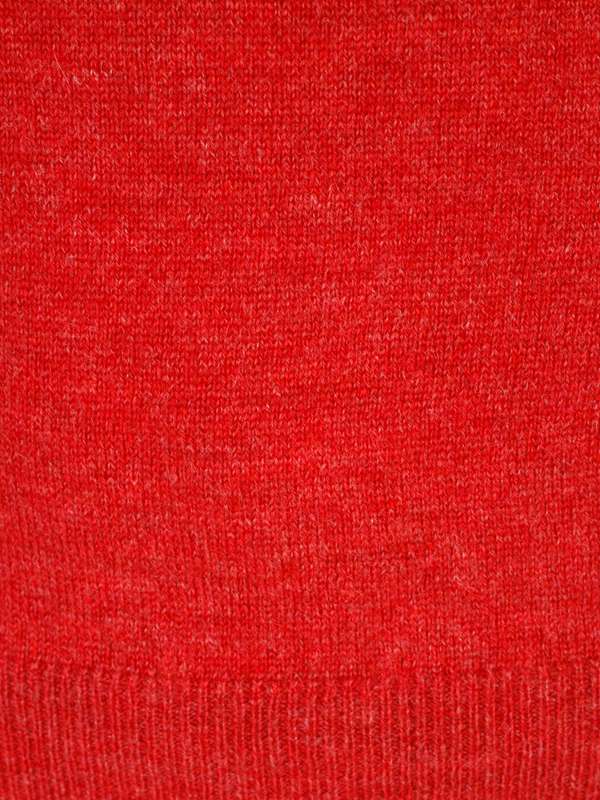 BRUNELLO CUCINELLI MEN'S TOMATO CASHMERE CREWNECK SWEATER