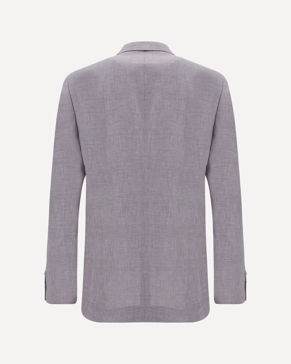 BRUNELLO CUCINELLI MEN'S LAVENDER WOOL LINEN SILK BLAZER