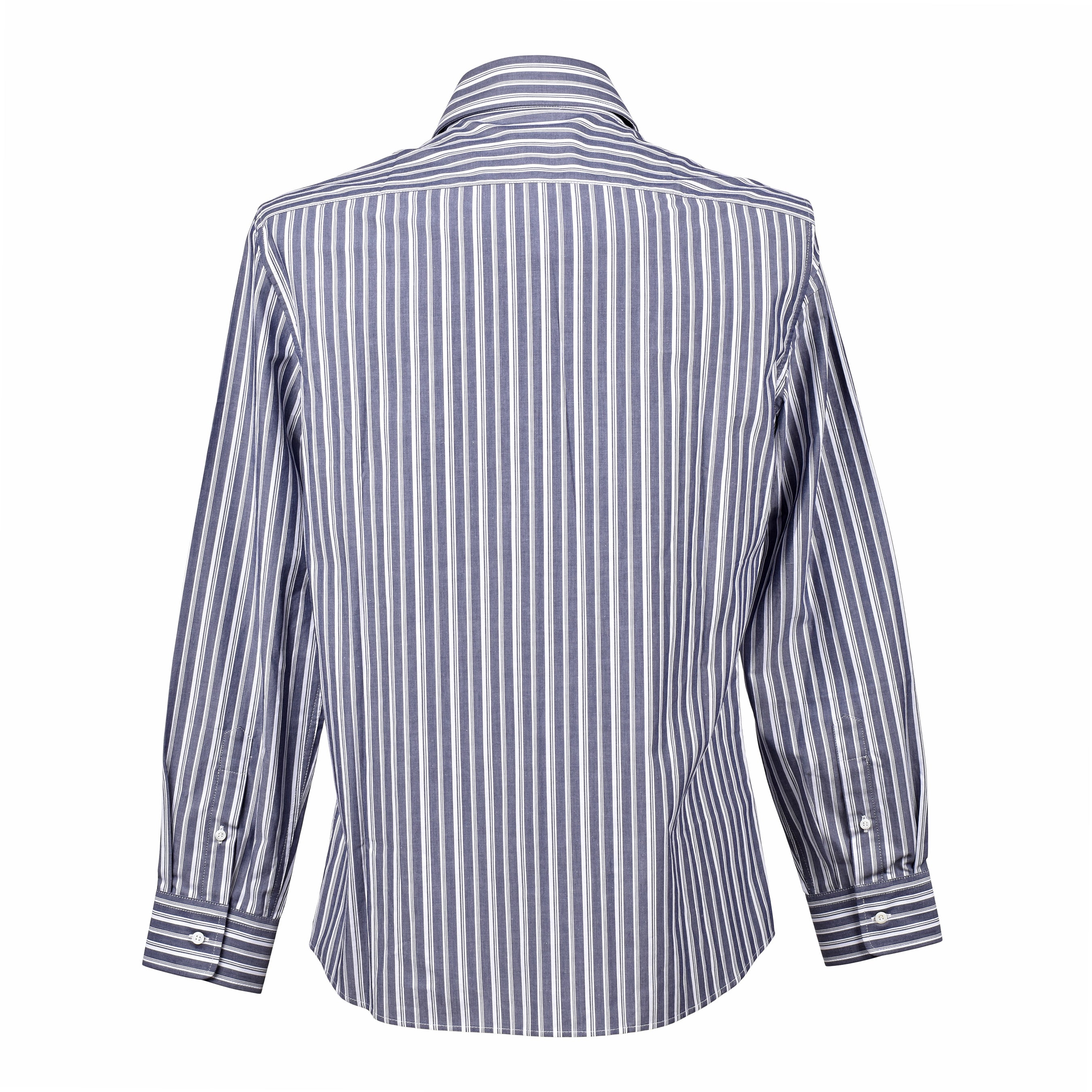 BRUNELLO CUCINELLI MEN'S STRIPED TAILORED SHIRT