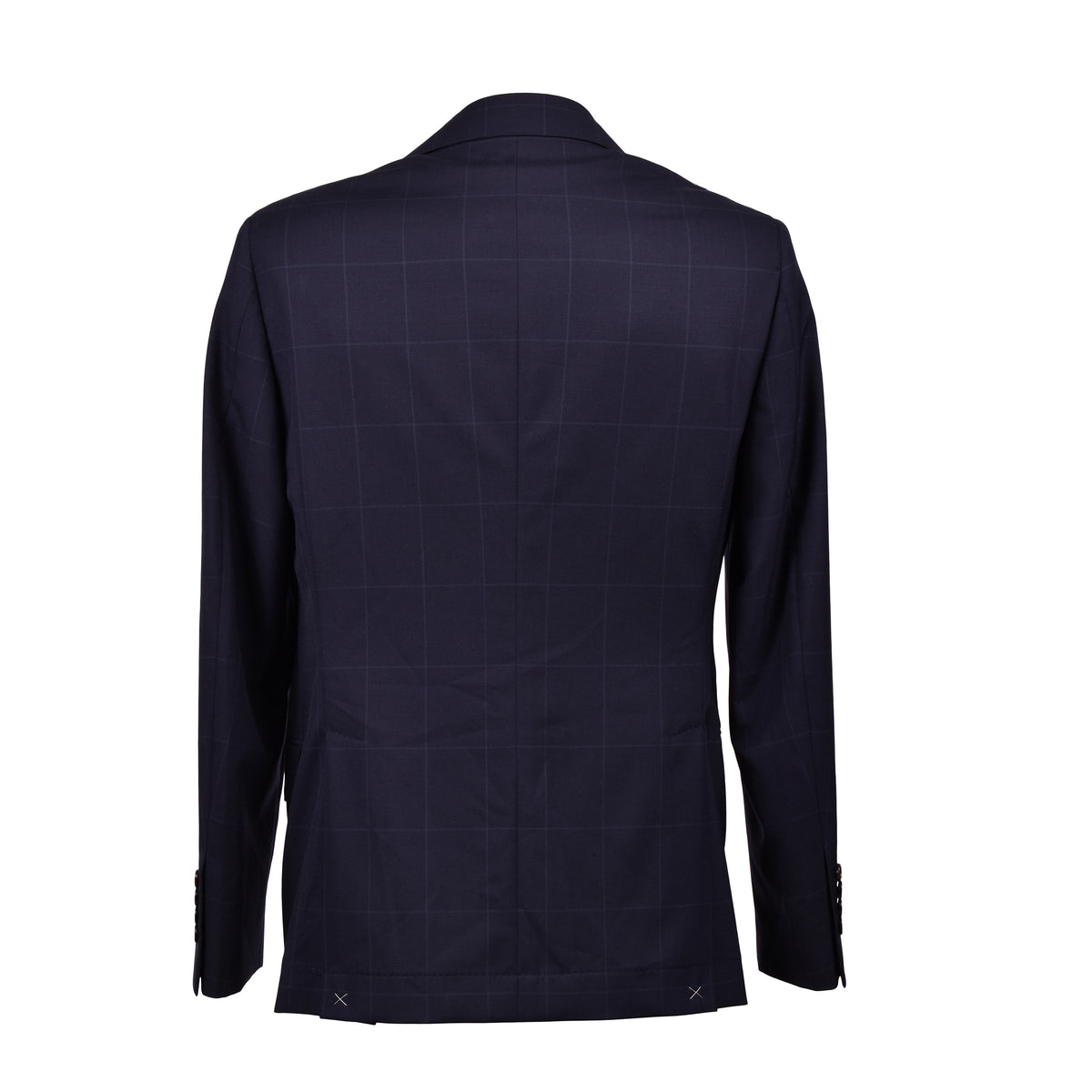 BRUNELLO CUCINELLI MEN'S NAVY VIRGIN WOOL SUIT
