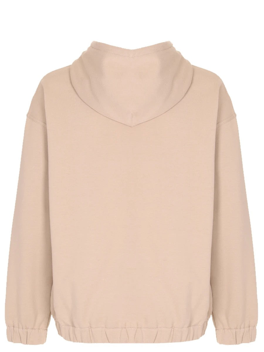 BRUNELLO CUCINELLI MEN'S CRETE HOODED SWEATSHIRT WITH LOGO