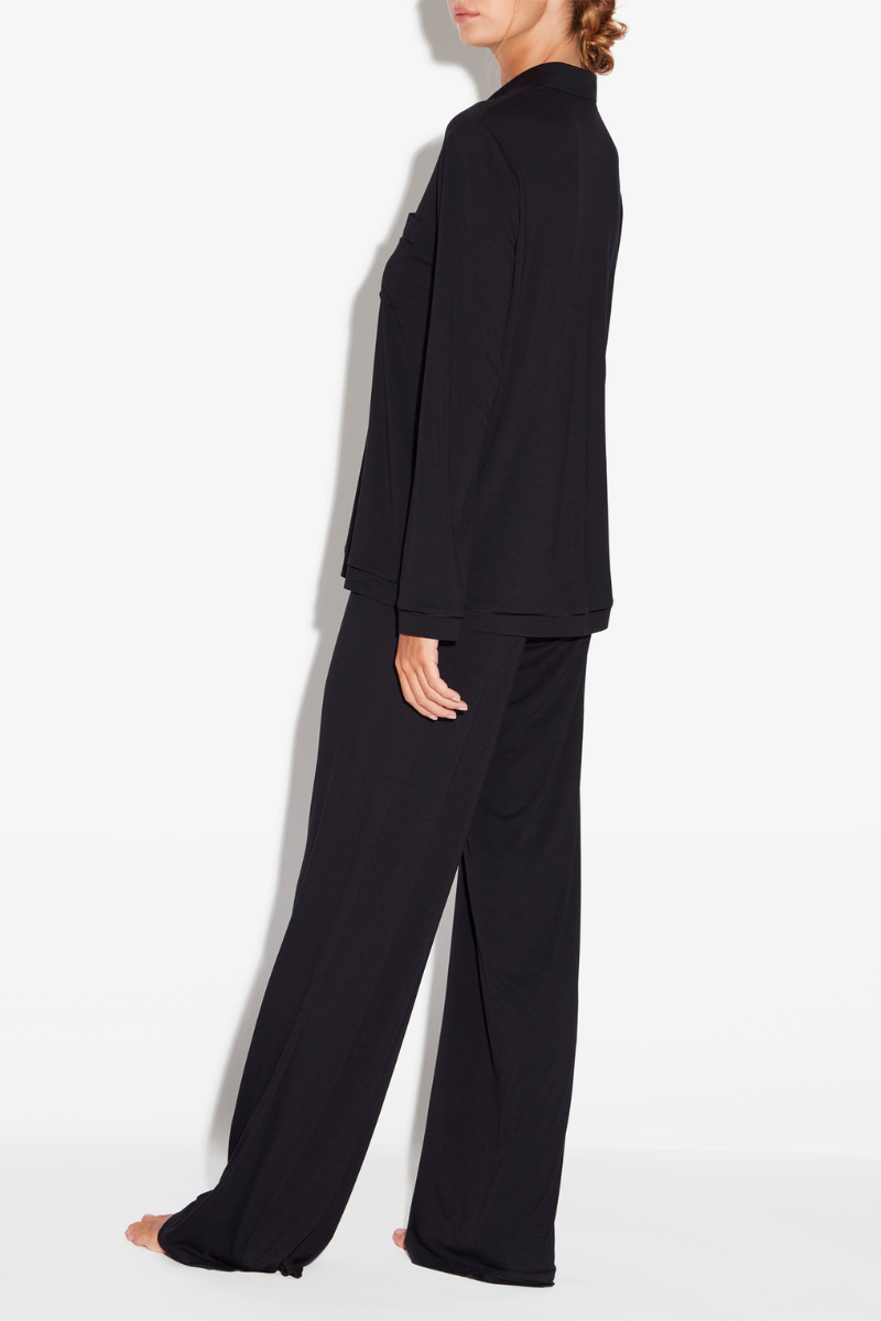 La Perla Midnight Botanica Pyjamas in Onyx