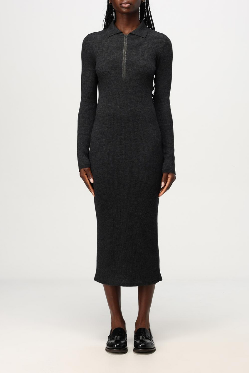 Brunello Cucinelli Rib-Knit Dress M14817A95P
