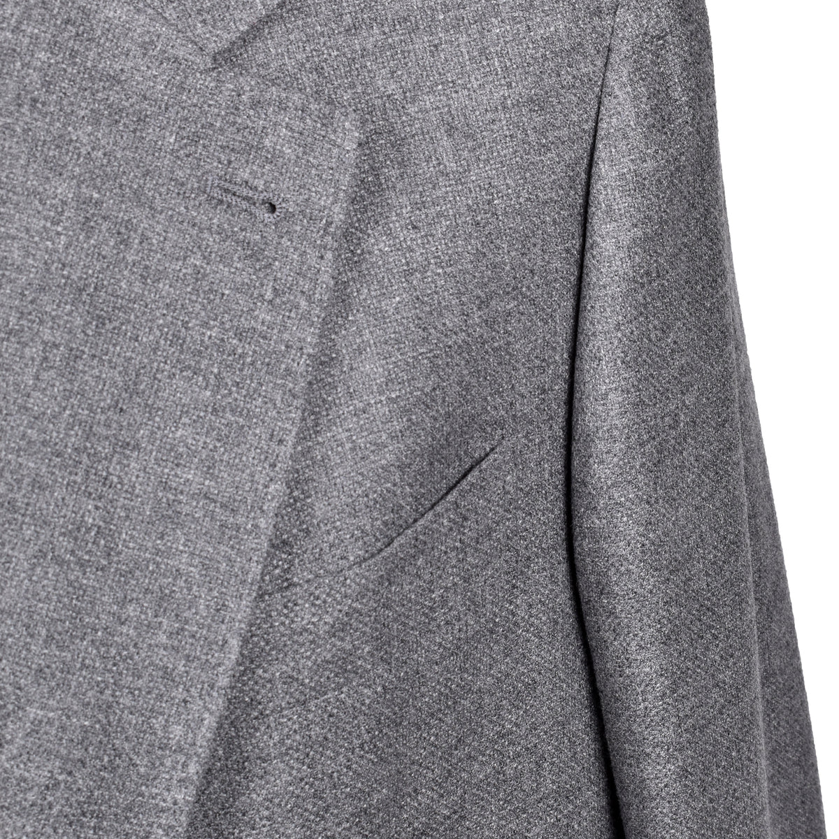 BRUNELLO CUCINELLI MEN'S GREY CASHMERE TAILORED BLAZER