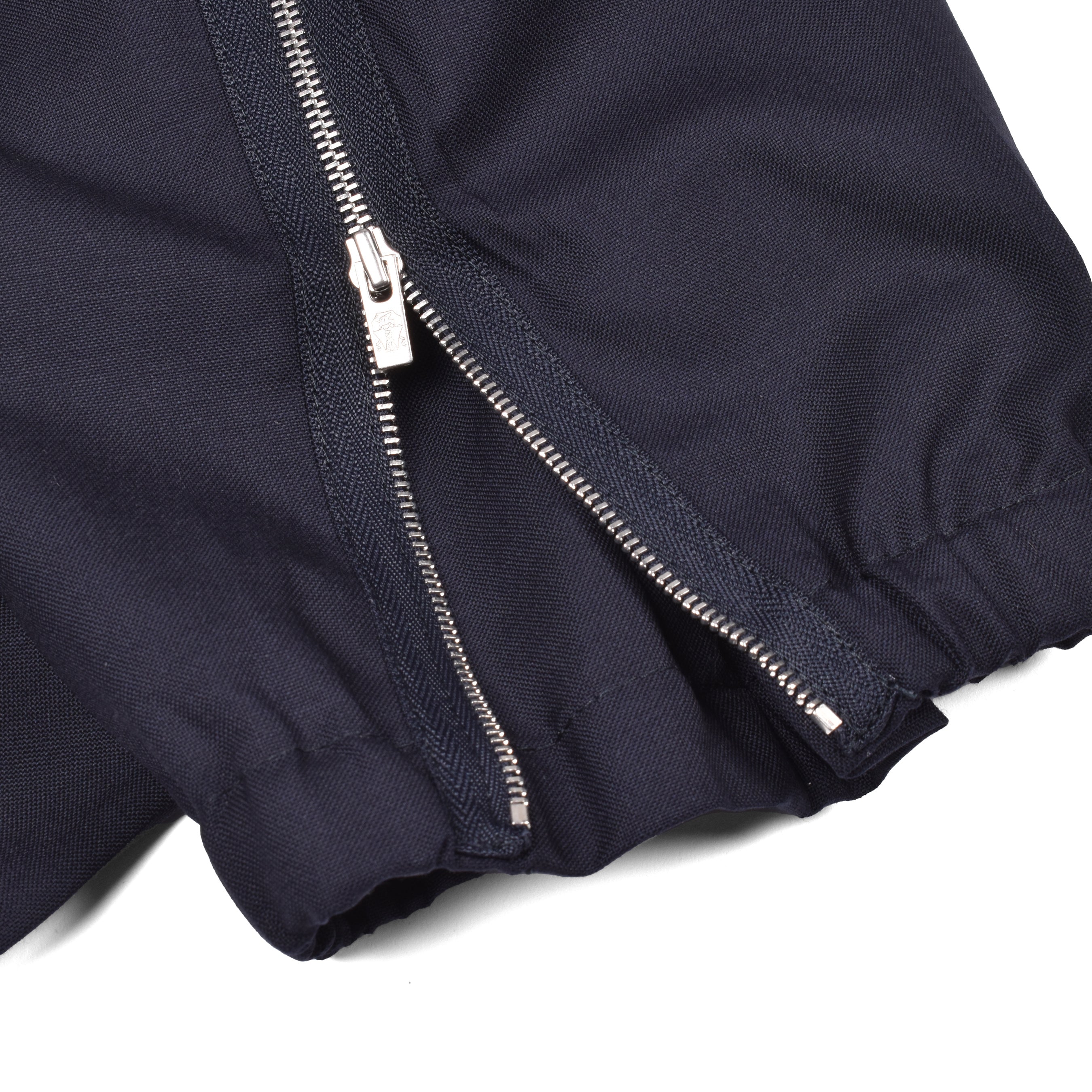 BRUNELLO CUCINELLI MEN'S NAVY VIRGIN WOOL CARGO TROUSERS