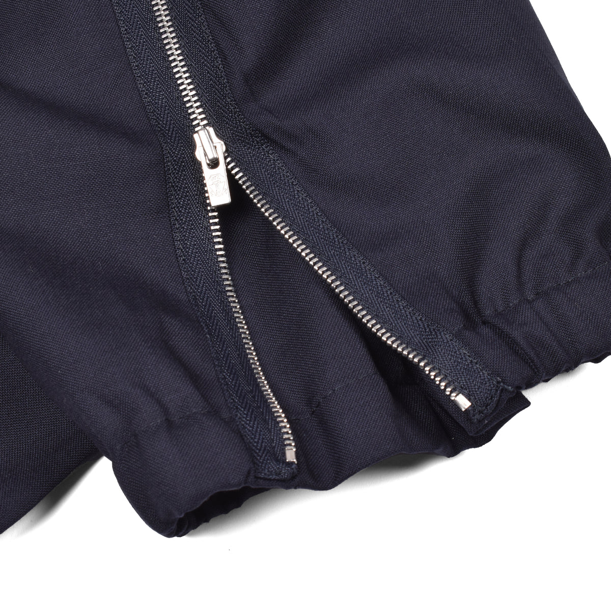 BRUNELLO CUCINELLI MEN'S NAVY VIRGIN WOOL CARGO TROUSERS