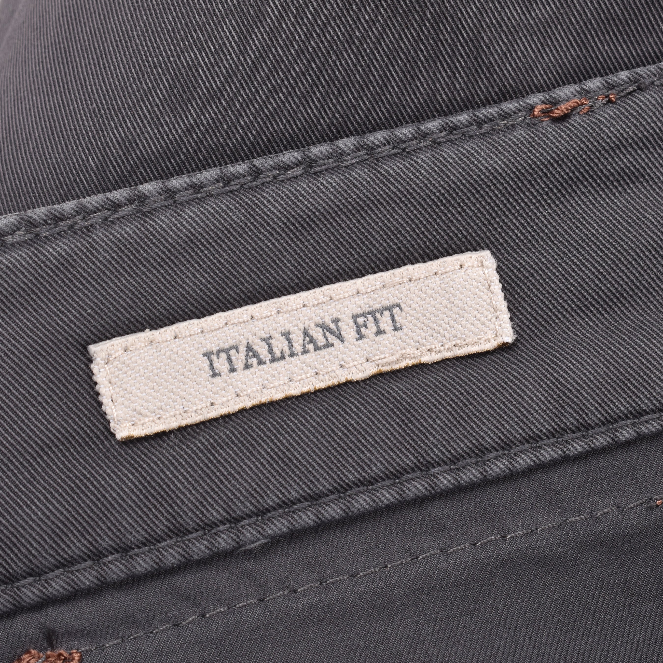 BRUNELLO CUCINELLI MEN'S ANTHRACITE FIVE-POCKET TAILORED TROUSERS