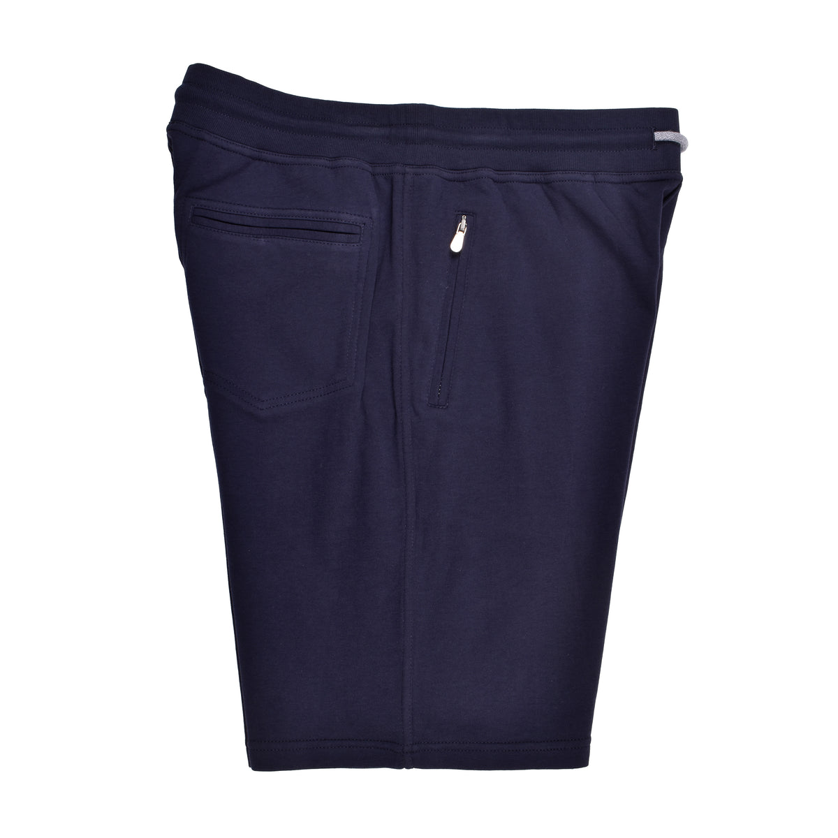 BRUNELLO CUCINELLI MEN'S DARK BLUE TAILORED SHORTS