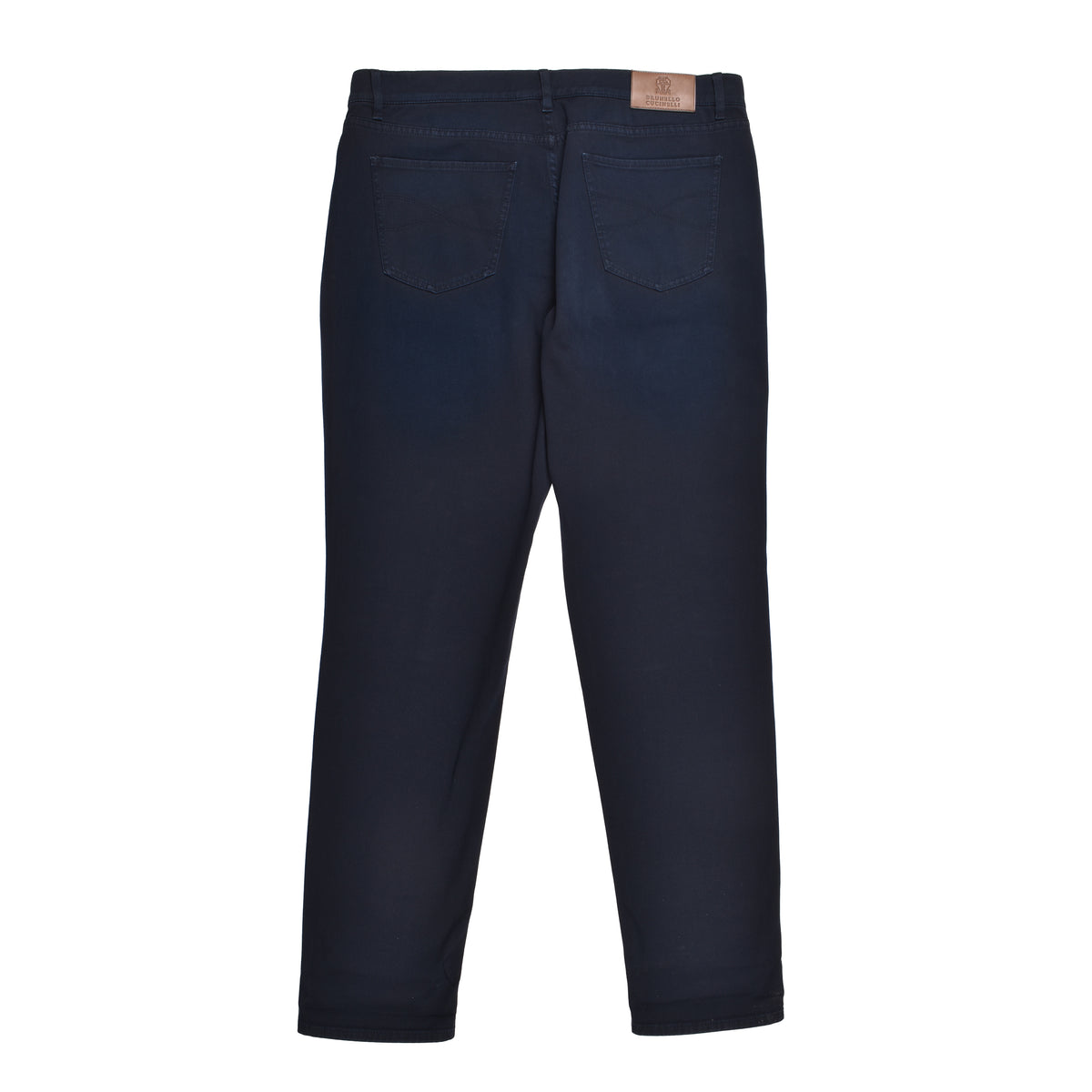 BRUNELLO CUCINELLI MEN'S DARK NAVY TRADITIONAL TROUSERS
