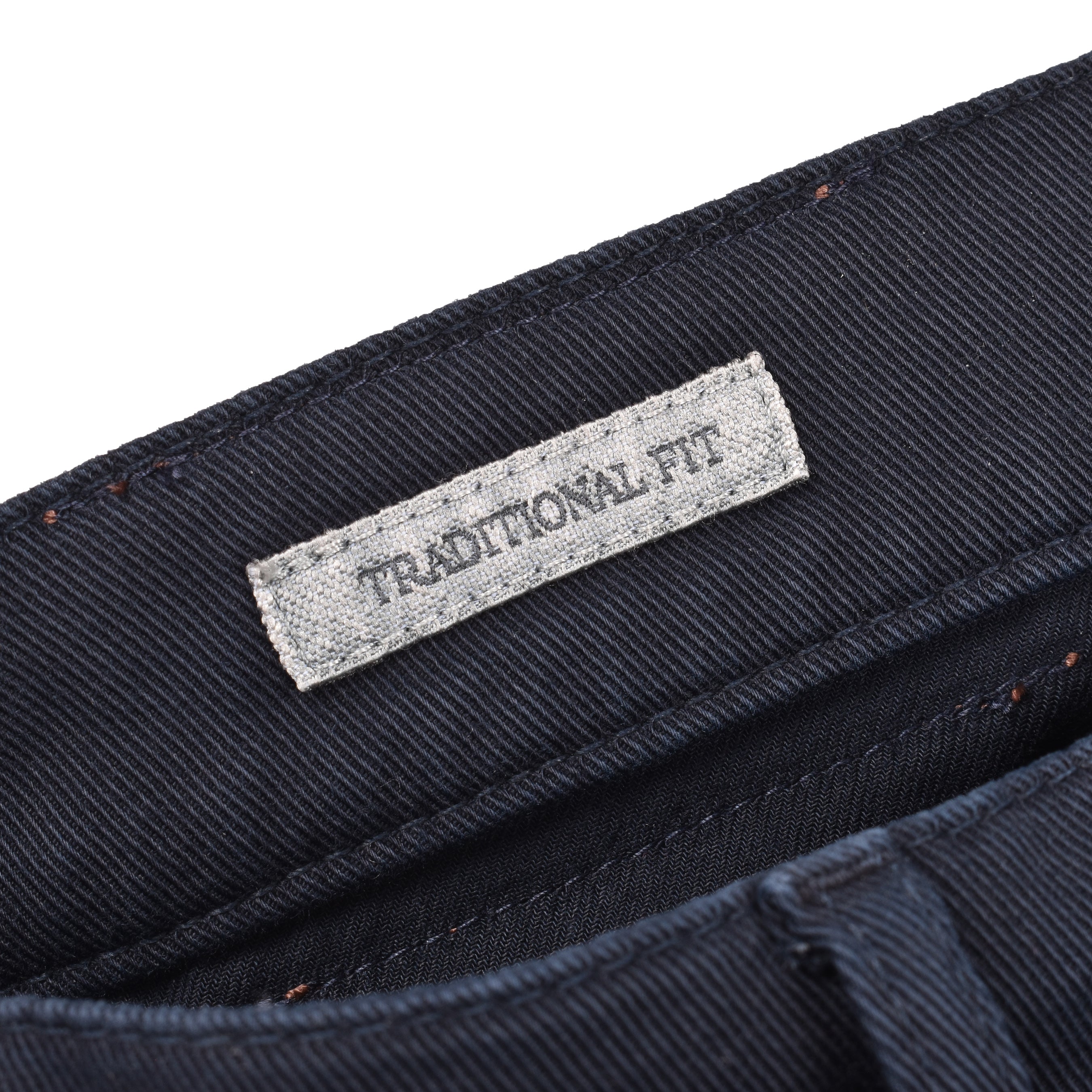 BRUNELLO CUCINELLI MEN'S DARK NAVY TRADITIONAL FIT TROUSERS