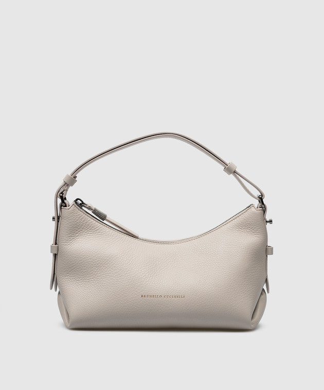 BRUNELLO CUCINELLI WOMEN'S TESTA MORO LEATHER SHOULDER BAG