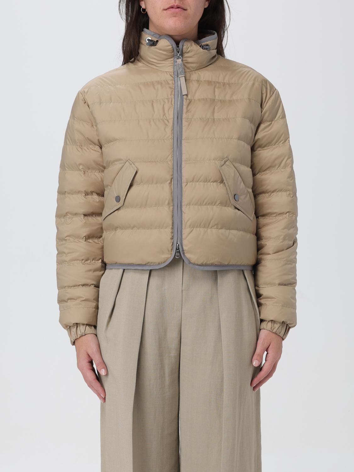 BRUNELLO CUCINELLI WOMEN'S KAMUT QUILTED CROPPED JACKET