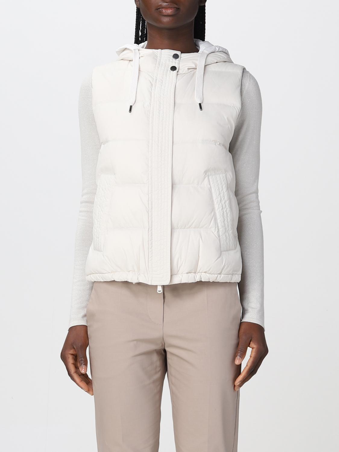 BRUNELLO CUCINELLI WOMEN'S VANIGLIA PADDED HOODED JACKET