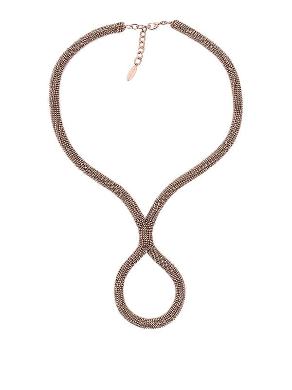 BRUNELLO CUCINELLI WOMEN'S TESTA DI MORO SILVER CHAIN NECKLACE