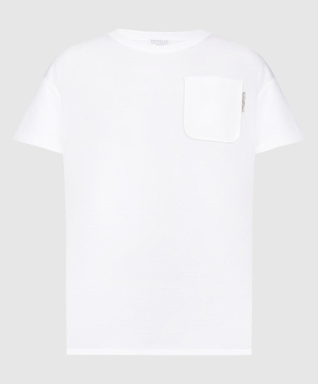 BRUNELLO CUCINELLI WOMEN'S WHITE COTTON RELAXED SHIRT
