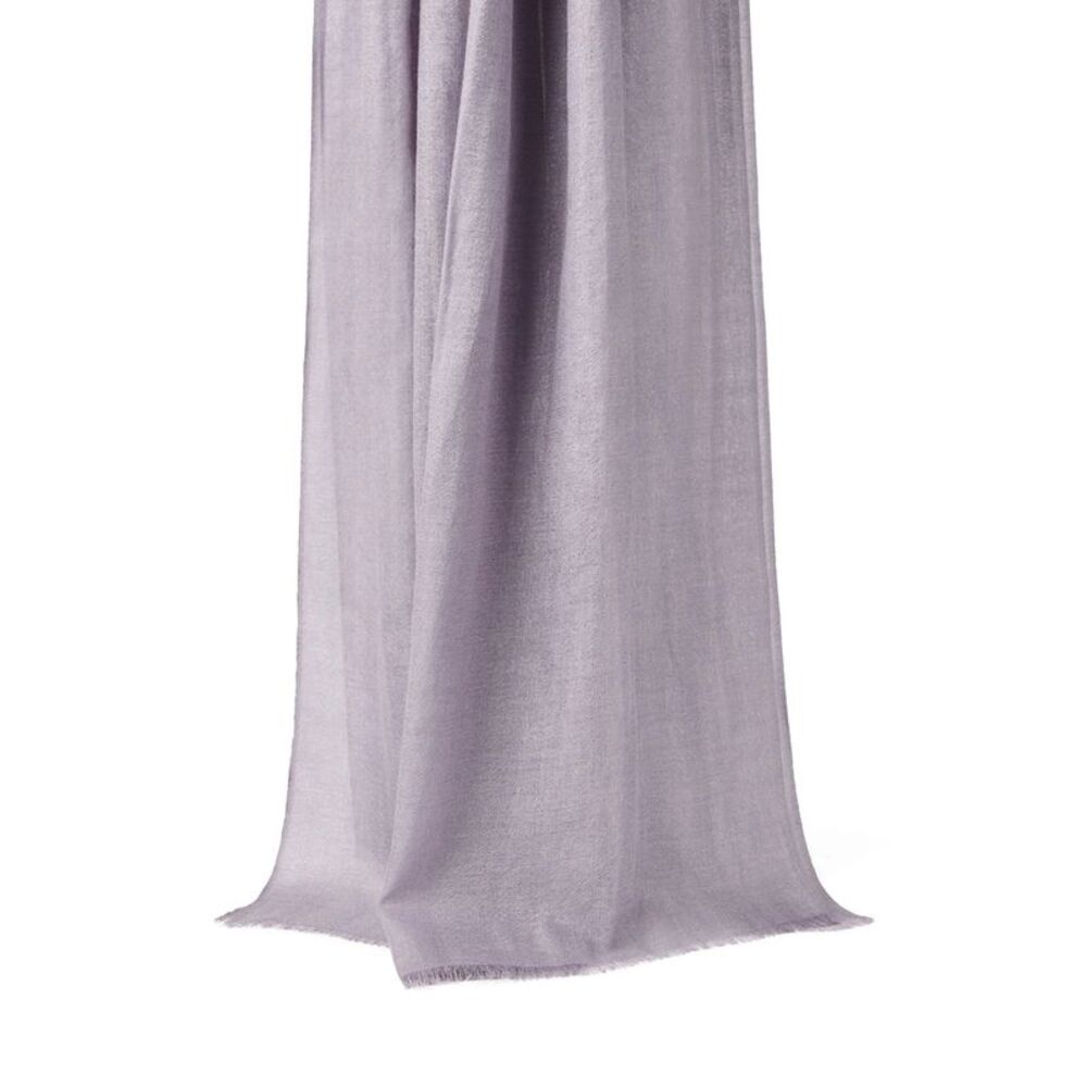BRUNELLO CUCINELLI WOMEN'S LIGHT PURPLE WOOL SILK SCARF