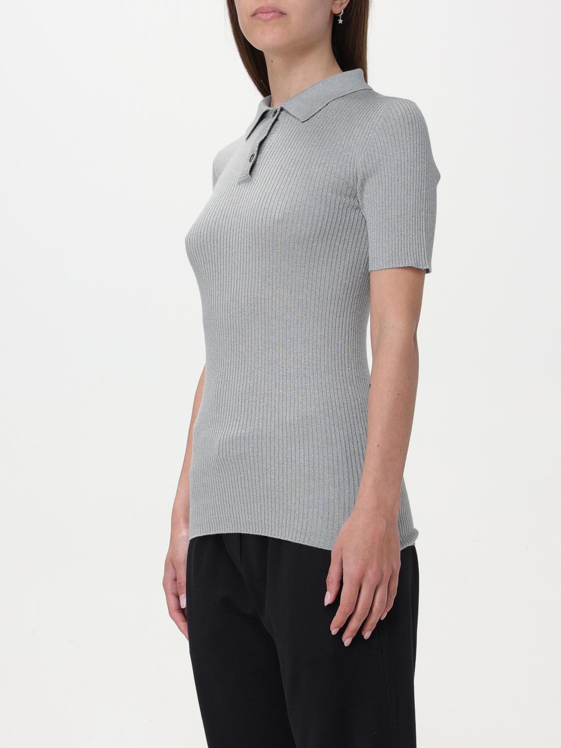 BRUNELLO CUCINELLI WOMEN'S LIGHT GREY WOOL BLEND SHIRT