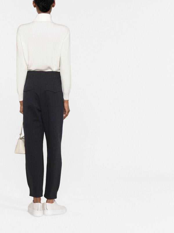 BRUNELLO CUCINELLI WOMEN'S WHITE WOOL TURTLENECK SWEATER