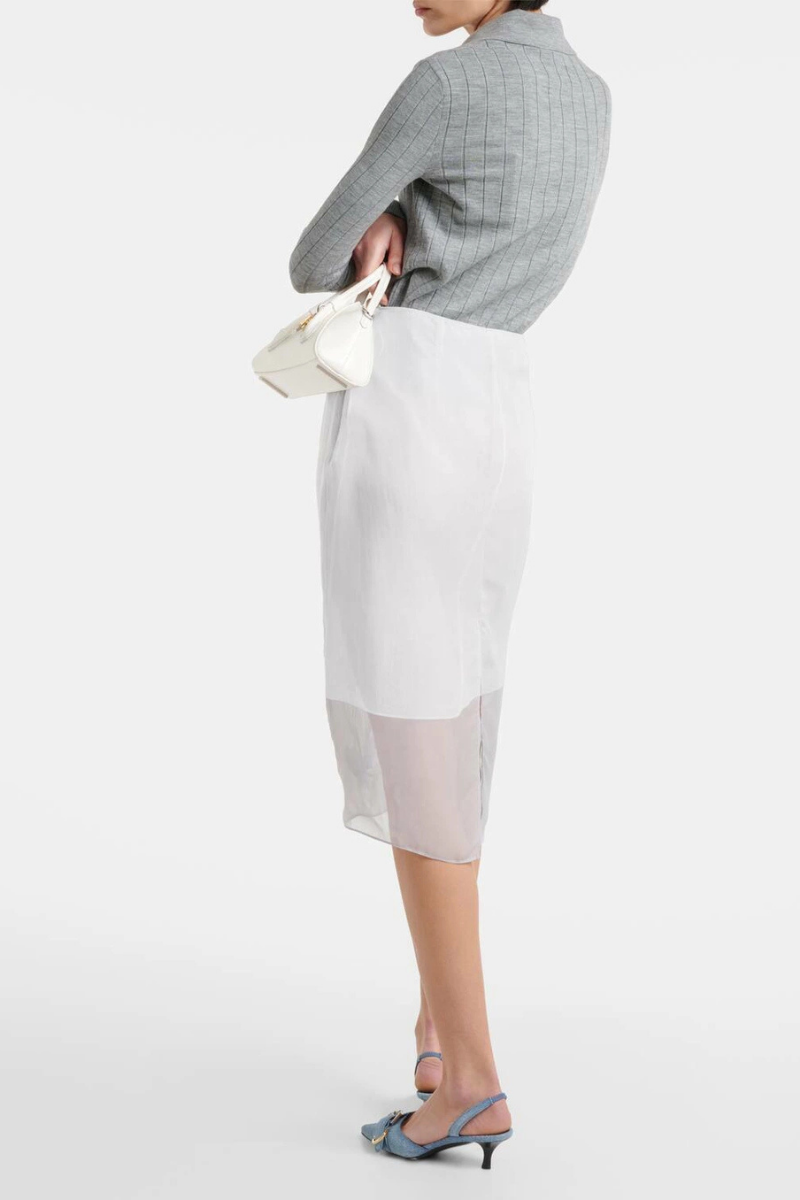 Givenchy Midi Skirt_Ice Blue