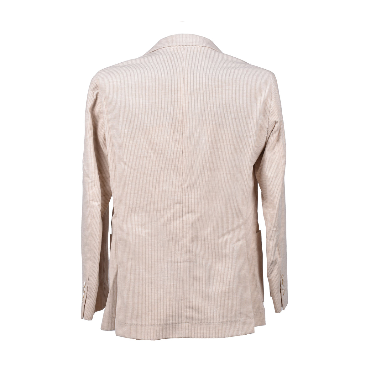 BRUNELLO CUCINELLI MEN'S BEIGE DOUBLE BREASTED BLAZER
