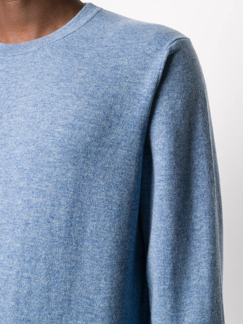 BRUNELLO CUCINELLI MEN'S LIGHT BLUE CASHMERE SWEATER